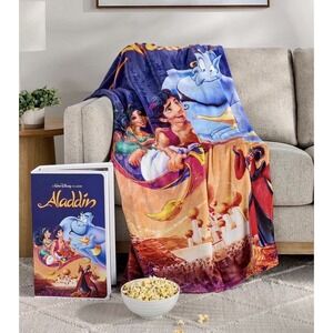 Disney Aladdin Classic VHS Boxed Silk Touch Throw, 50" x 70" SOLD OUT!